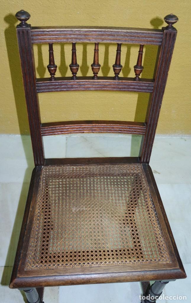 Antig&uuml;edades: 4 SILLAS ALFONSINAS. REF. 5917 - Foto 3