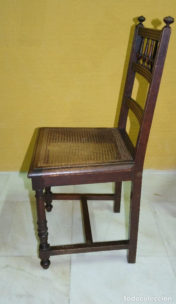 Antig&uuml;edades: 4 SILLAS ALFONSINAS. REF. 5917 - Foto 4