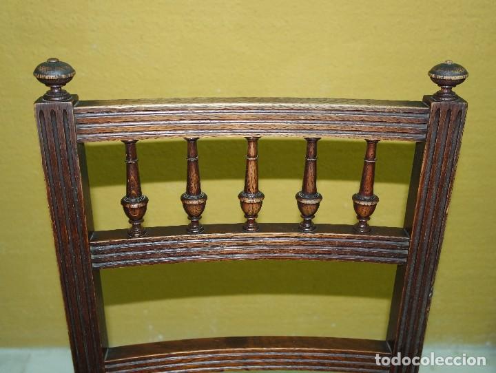 Antig&uuml;edades: 4 SILLAS ALFONSINAS. REF. 5917 - Foto 5