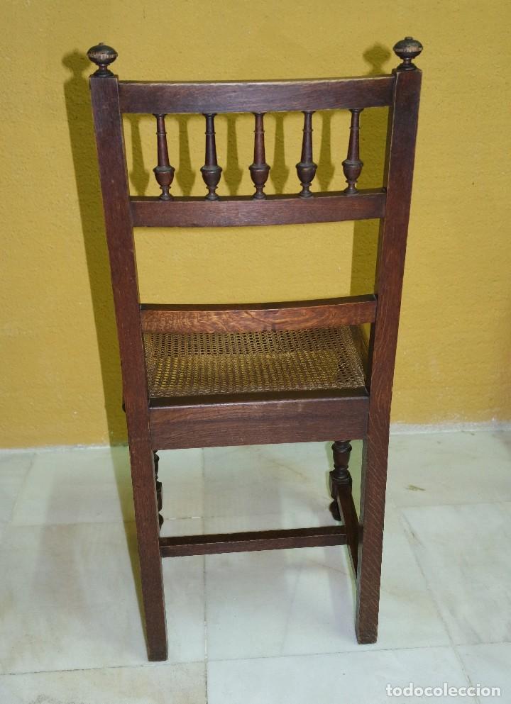 Antig&uuml;edades: 4 SILLAS ALFONSINAS. REF. 5917 - Foto 7