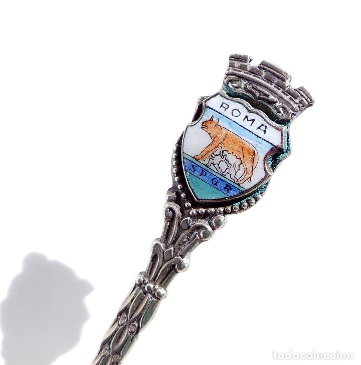 Antig&uuml;edades: CUCHARILLA DE PLATA DE ROMA - Foto 2