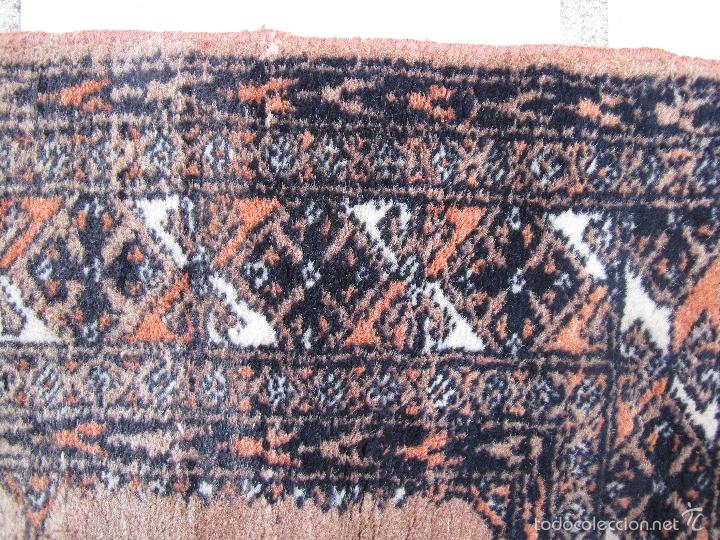 Antig&uuml;edades: Alfombra turcomana. Nudos - Foto 4