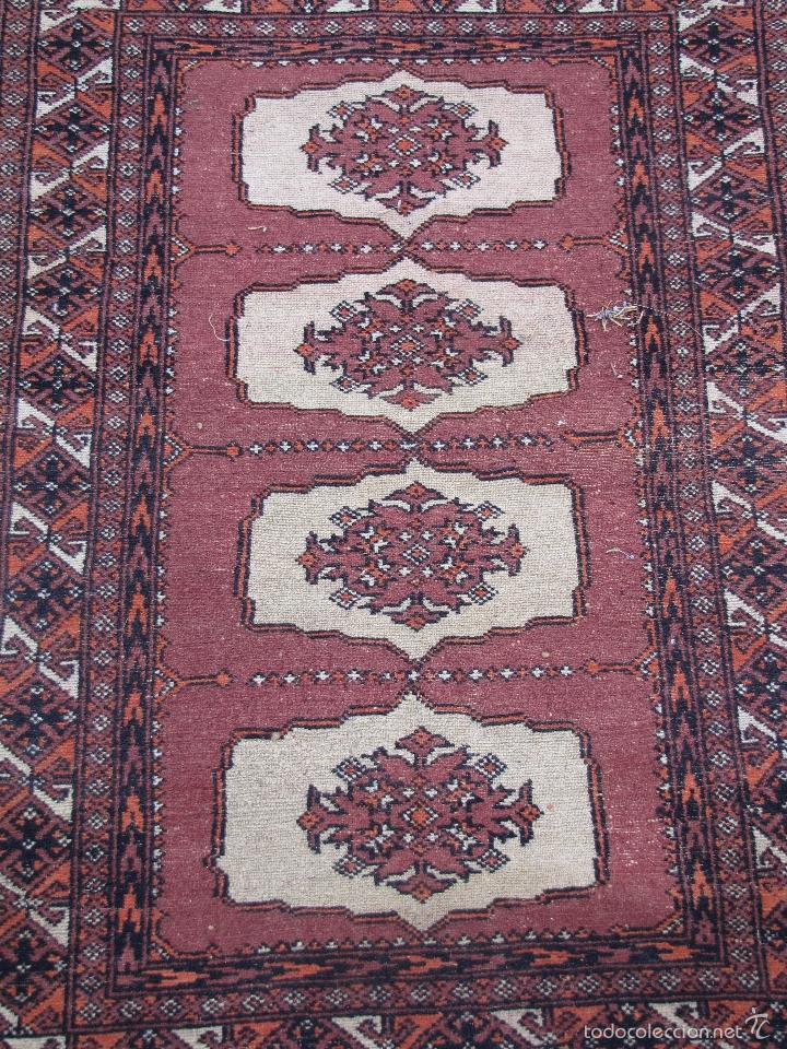 Antig&uuml;edades: Alfombra turcomana. Nudos - Foto 5