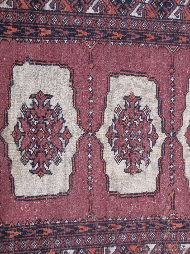 Antig&uuml;edades: Alfombra turcomana. Nudos - Foto 6
