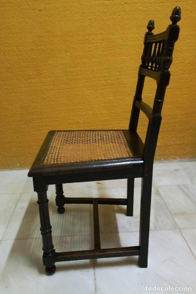 Antig&uuml;edades: 6 SILLAS ALFONSINAS. REF. 5926 - Foto 4