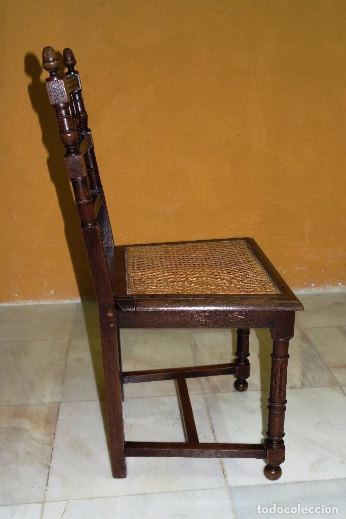 Antig&uuml;edades: 6 SILLAS ALFONSINAS. REF. 5926 - Foto 6