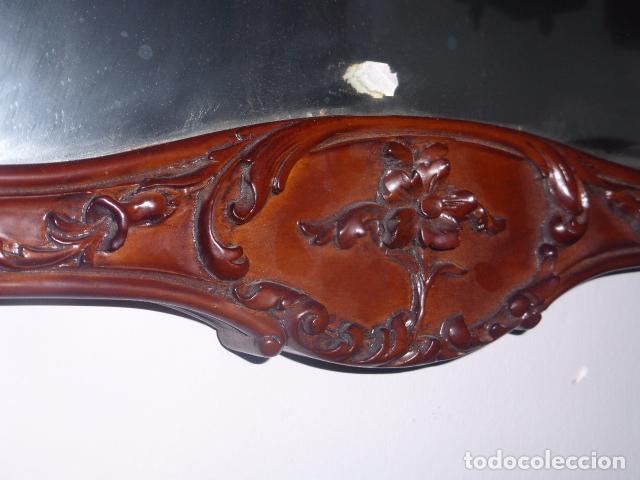 Antig&uuml;edades: ANTIGUO ESPEJO DE MADERA TALLADA - Foto 6