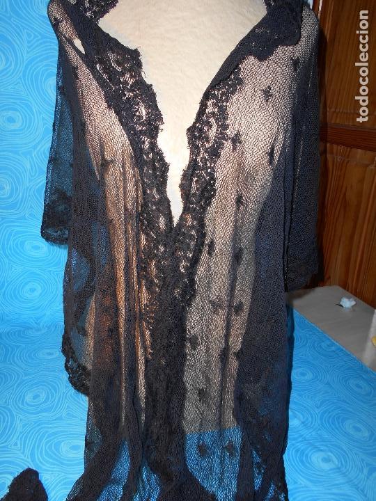 Antig&uuml;edades: MANTILLA TUL 1,95 X 0,50 ( REF 6 ) - Foto 1