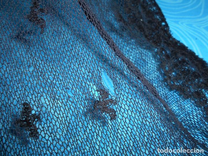 Antig&uuml;edades: MANTILLA TUL 1,95 X 0,50 ( REF 6 ) - Foto 4