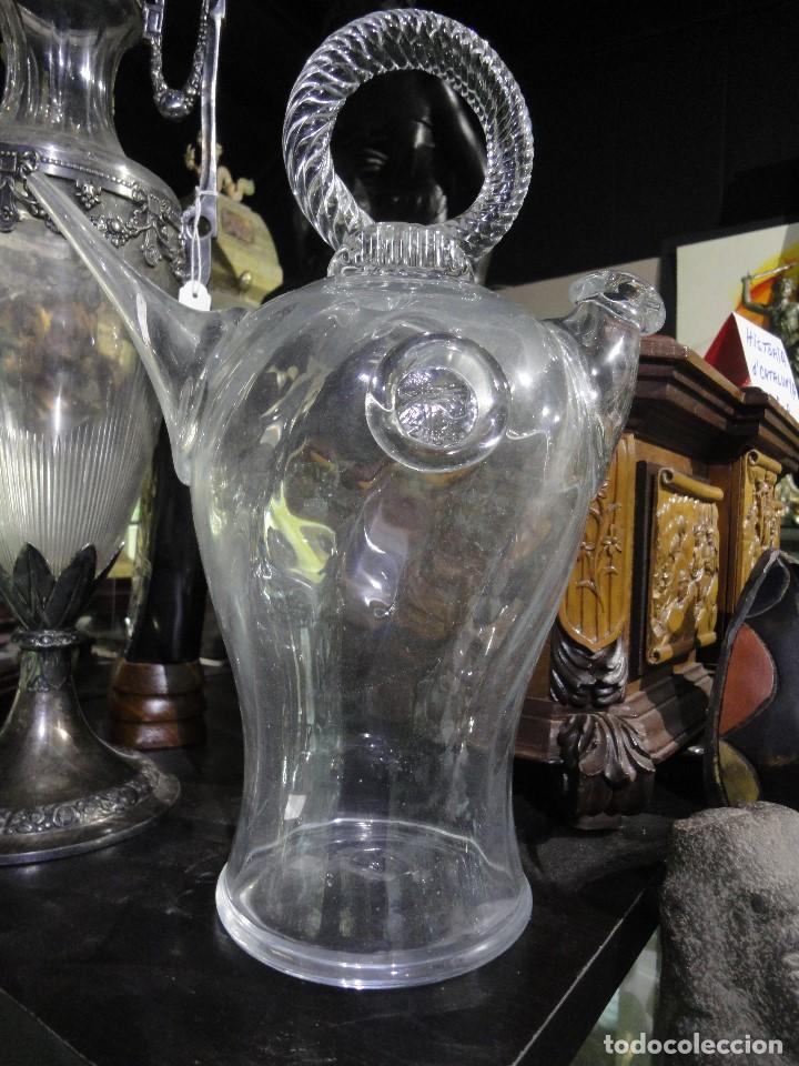 Antig&uuml;edades: CANTARO DE VIDRIO - Foto 1