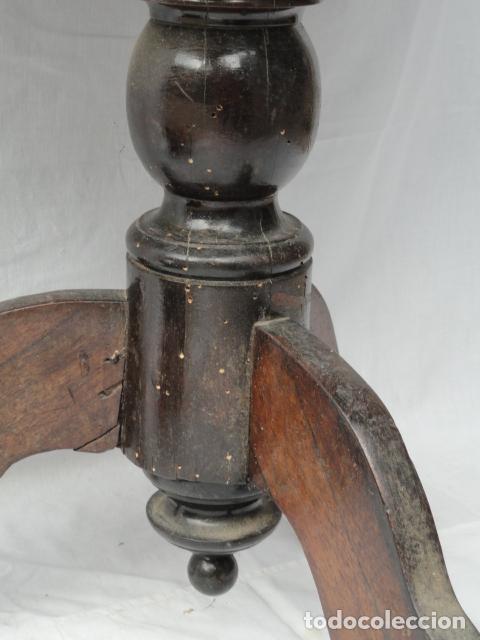 Antig&uuml;edades: ANTIGUO COSEDOR ISABELINO. MESA AUXILIAR. - Foto 4