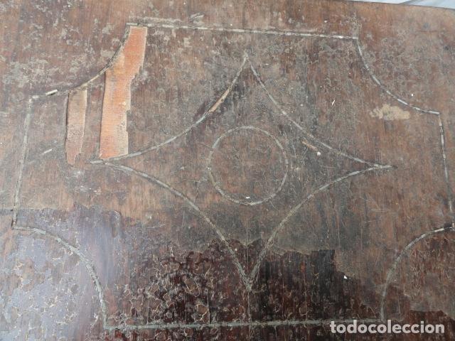 Antig&uuml;edades: ANTIGUO COSEDOR ISABELINO. MESA AUXILIAR. - Foto 7