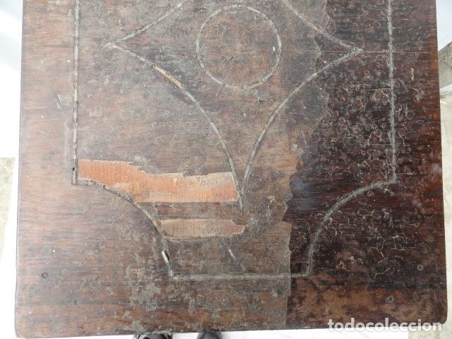 Antig&uuml;edades: ANTIGUO COSEDOR ISABELINO. MESA AUXILIAR. - Foto 20