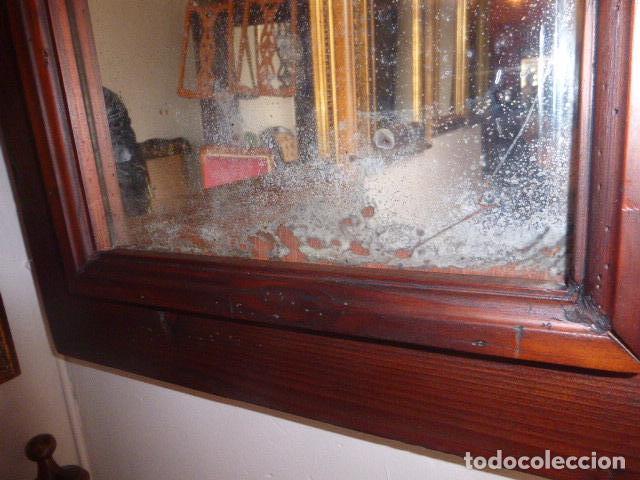 Antig&uuml;edades: ESPEJO DE MADERA MUY ANTIGUO - Foto 2