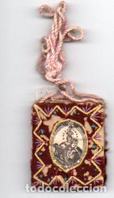 Antig&uuml;edades: ANTIGUO ESCAPULARIO DE LA VIRGEN NUESTRA SE&Ntilde;ORA DEL CARMEN, - Foto 1