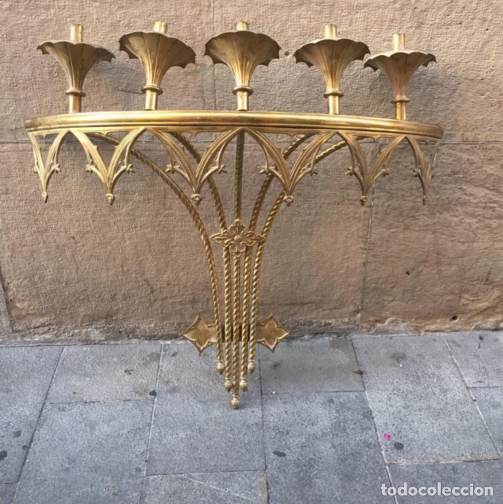 Antig&uuml;edades: Dos apliques s. XIX - Foto 1