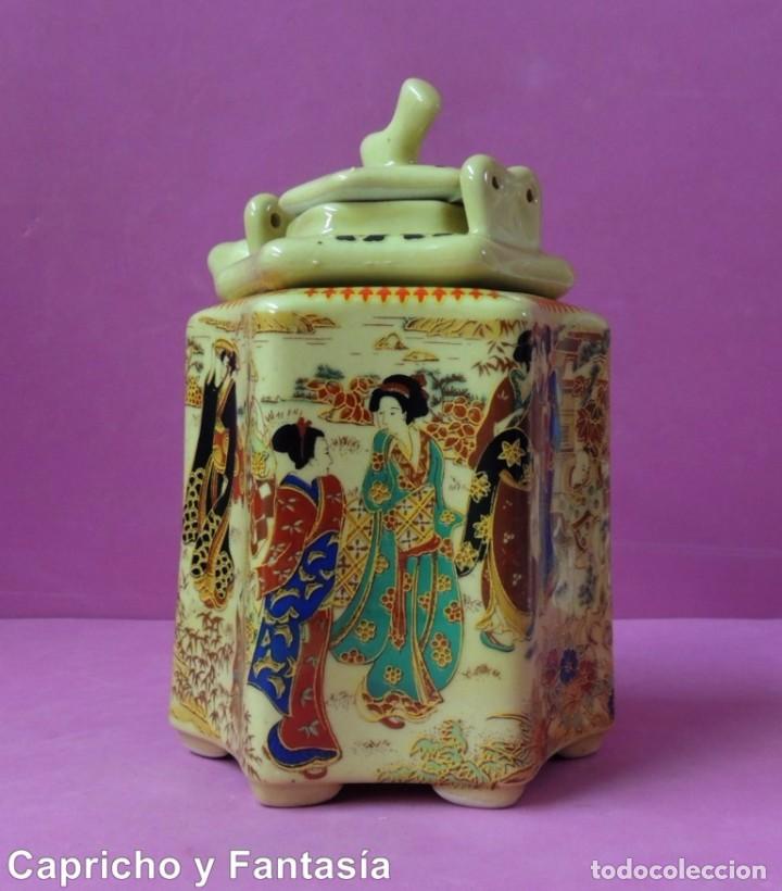 Antig&uuml;edades: Tetera de porcelana n&ordm; 1193 - Foto 2