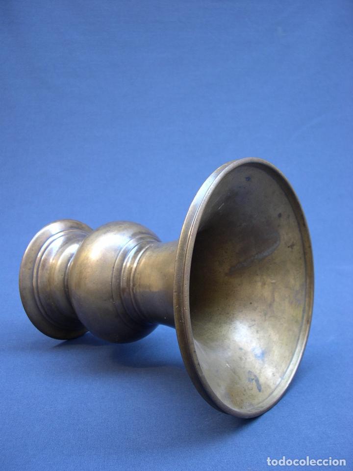 Antig&uuml;edades: Antigua copa bronce India. - Foto 2