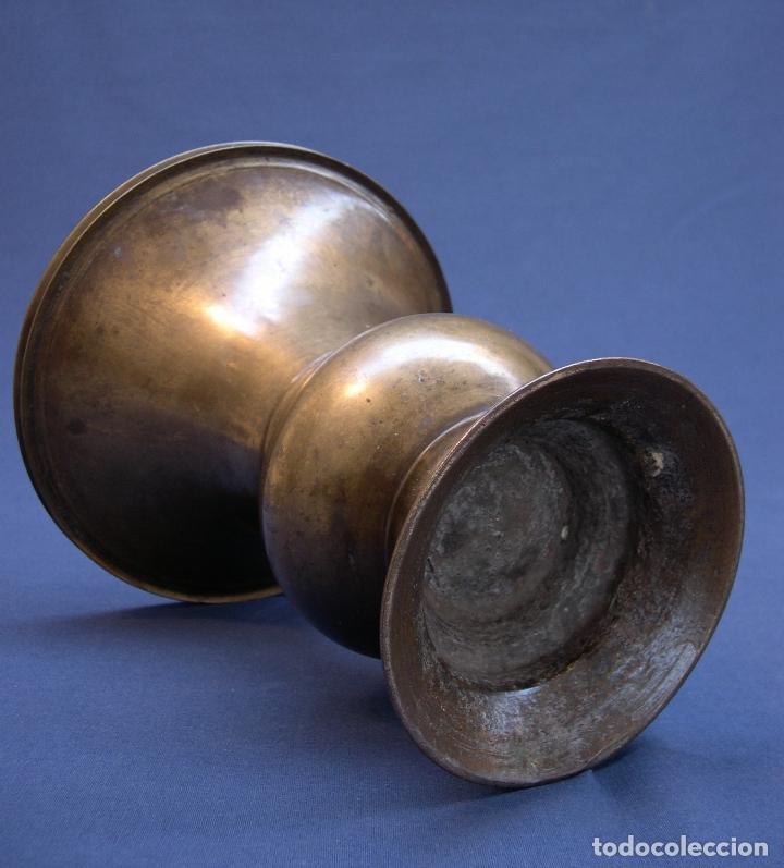 Antig&uuml;edades: Antigua copa bronce India. - Foto 3