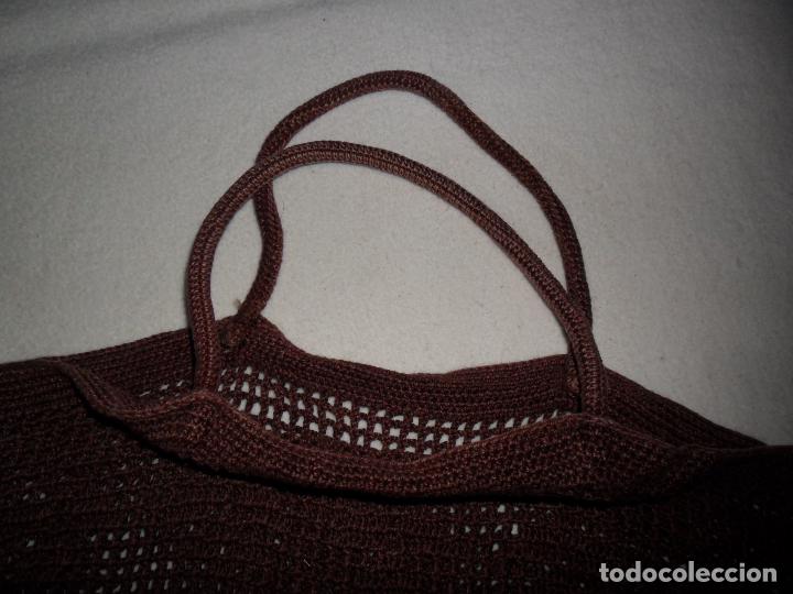 Antig&uuml;edades: Antiguo bolso de ganchillo - Foto 5