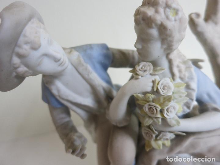 Antig&uuml;edades: Bella figura en biscuit firmada y numerada - Foto 4