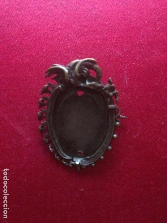 Antig&uuml;edades: Antiguo broche de plata franc&eacute;s s.xix - Foto 1