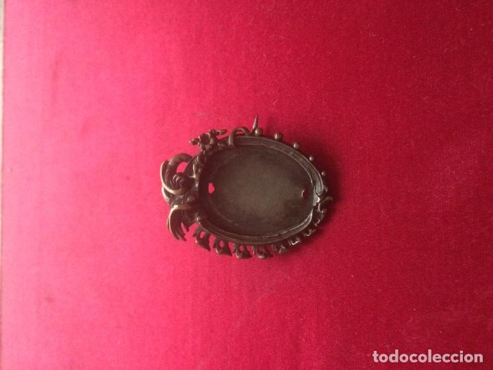Antig&uuml;edades: Antiguo broche de plata franc&eacute;s s.xix - Foto 2