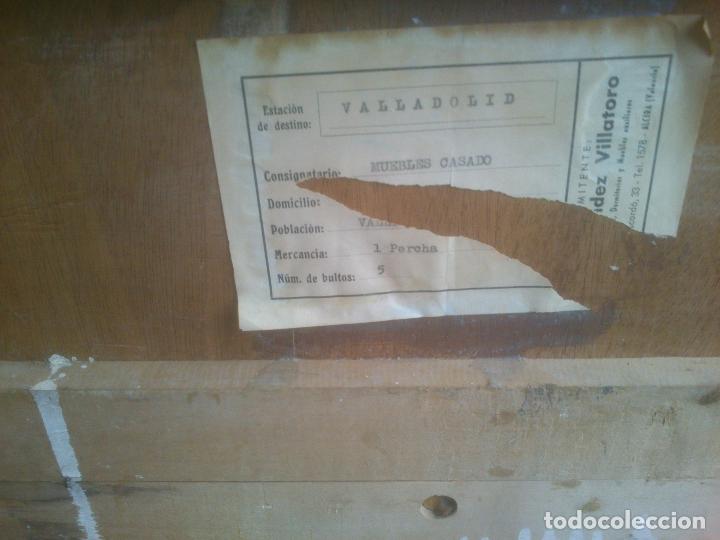 Antig&uuml;edades: ANTIGUO Perchero 4 perchas - Foto 9