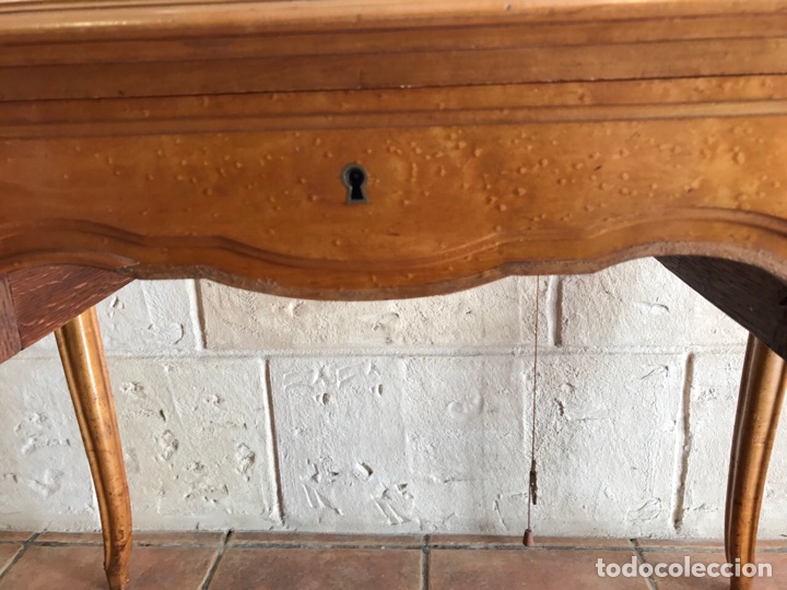 Antig&uuml;edades: MESA DESPACHO ESTILO LUIS XV - Foto 4