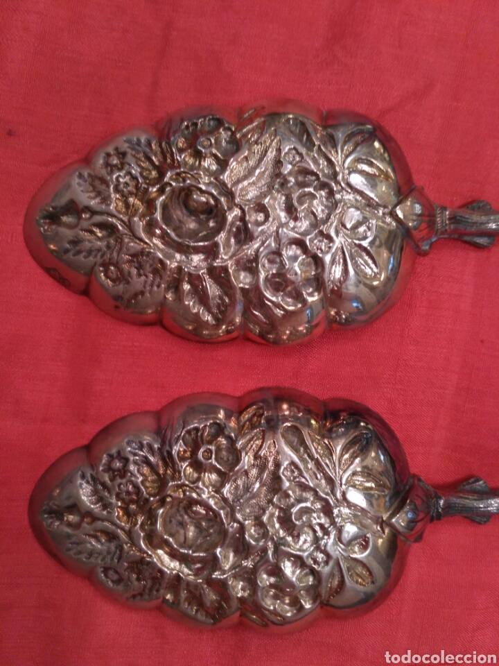 Antig&uuml;edades: Cucharas victorianas plateadas con su estuche - Foto 7