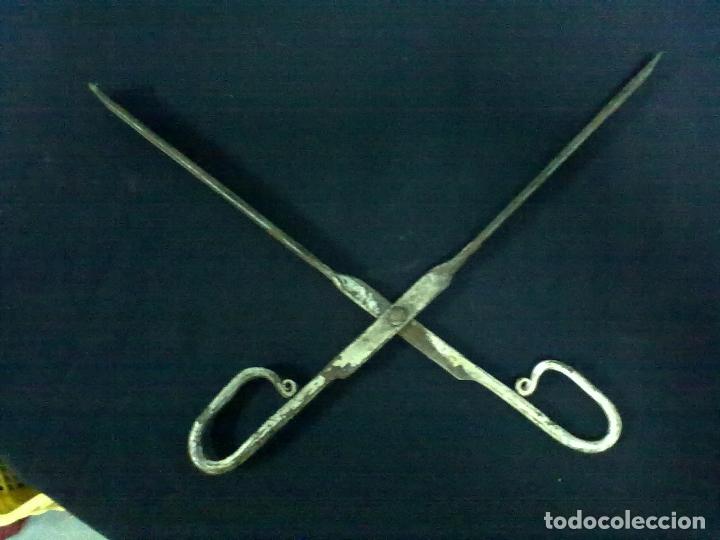 Antig&uuml;edades: TENAZAS HIERRO FORJADO. - Foto 1