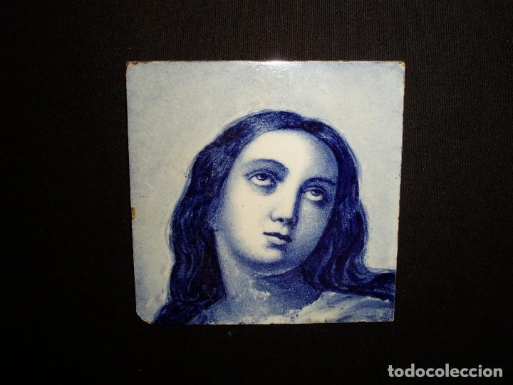 Antig&uuml;edades: Azulejo con V&iacute;rgen de la Concepci&oacute;n - Foto 2
