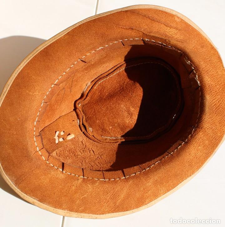 Antig&uuml;edades: SOMBRERO DE PIEL NATURAL. - Foto 3