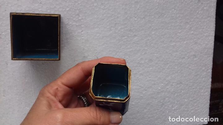 Antig&uuml;edades: 2 ANTIGUAS CAJAS. ORIENTE. ESMALTE CLOISONN&Eacute;. - Foto 3