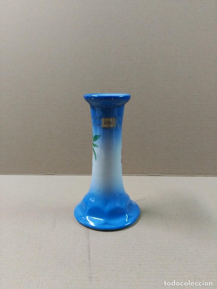 Antig&uuml;edades: Candelabro de porcelana - Foto 2