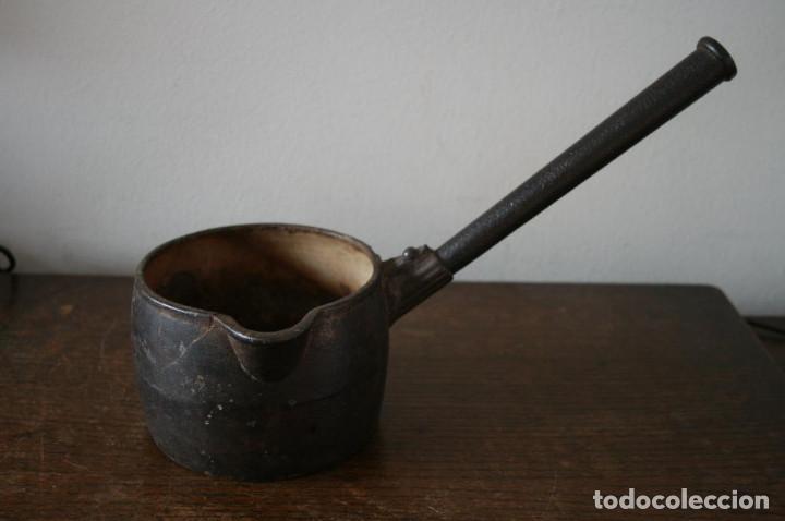 Antig&uuml;edades: Cazo de fundicion 1 1/2 pinta Cannon Hware Co Ltd - Deepfields - Foto 1