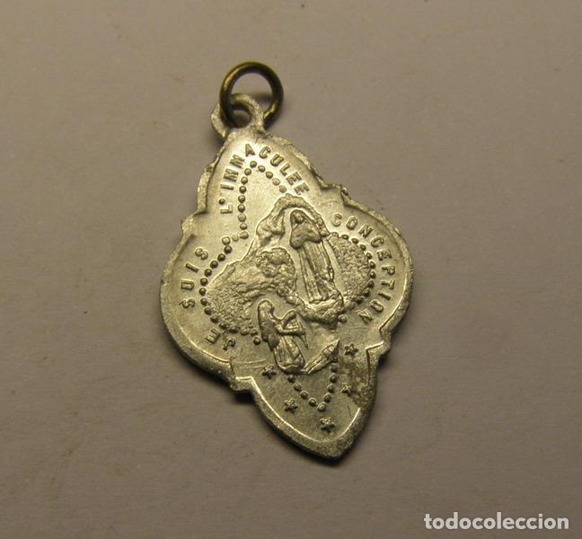 Antig&uuml;edades: Medalla religiosa de La Inmaculada Concepci&oacute;n. Lourdes - Foto 2