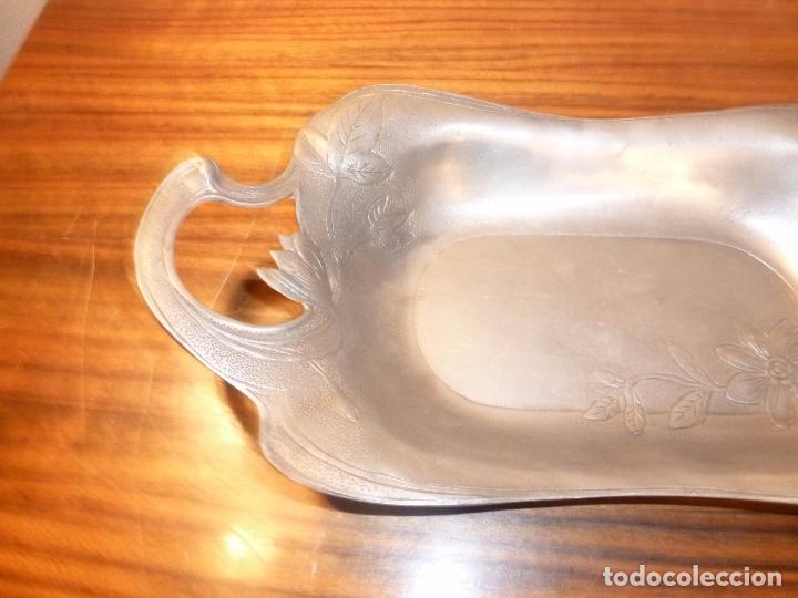 Antig&uuml;edades: bandeja de esta&ntilde;o - Foto 9