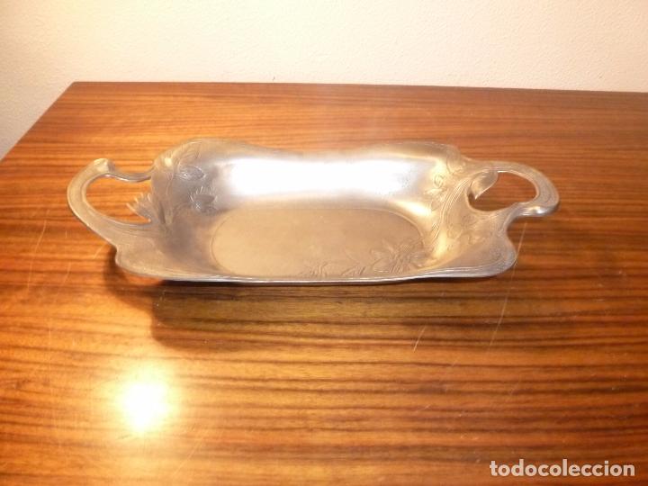 Antig&uuml;edades: bandeja de esta&ntilde;o - Foto 11