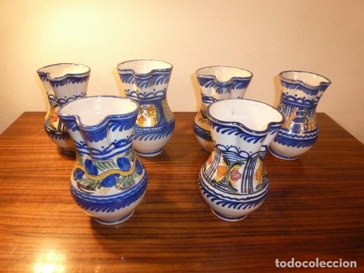 Antig&uuml;edades: seis jarras de manises - Foto 1
