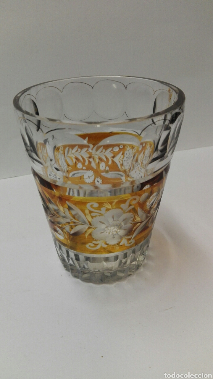 Antig&uuml;edades: Jarr&oacute;n de cristal tallado - Foto 1