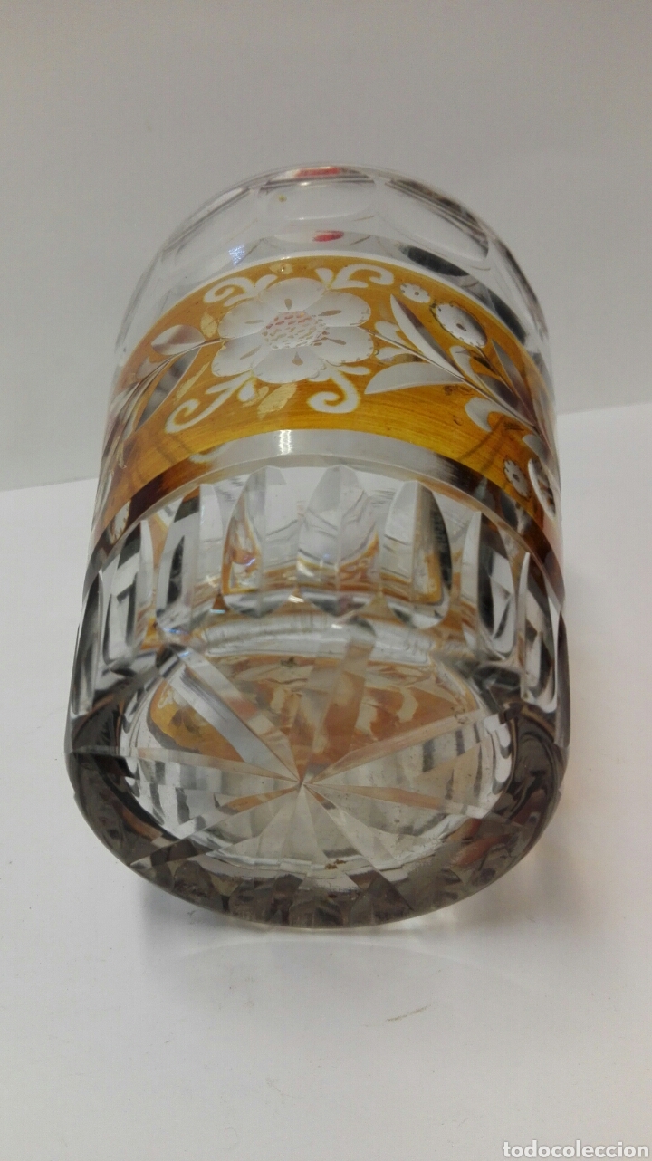 Antig&uuml;edades: Jarr&oacute;n de cristal tallado - Foto 2