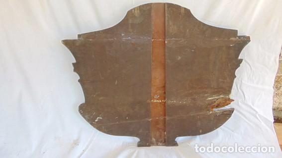 Antig&uuml;edades: cabezal de cama isabelino de marqueter&iacute;a - Foto 5