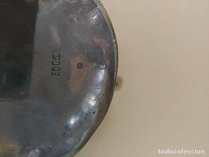 Antig&uuml;edades: Jarra de metal con tapa - Foto 12