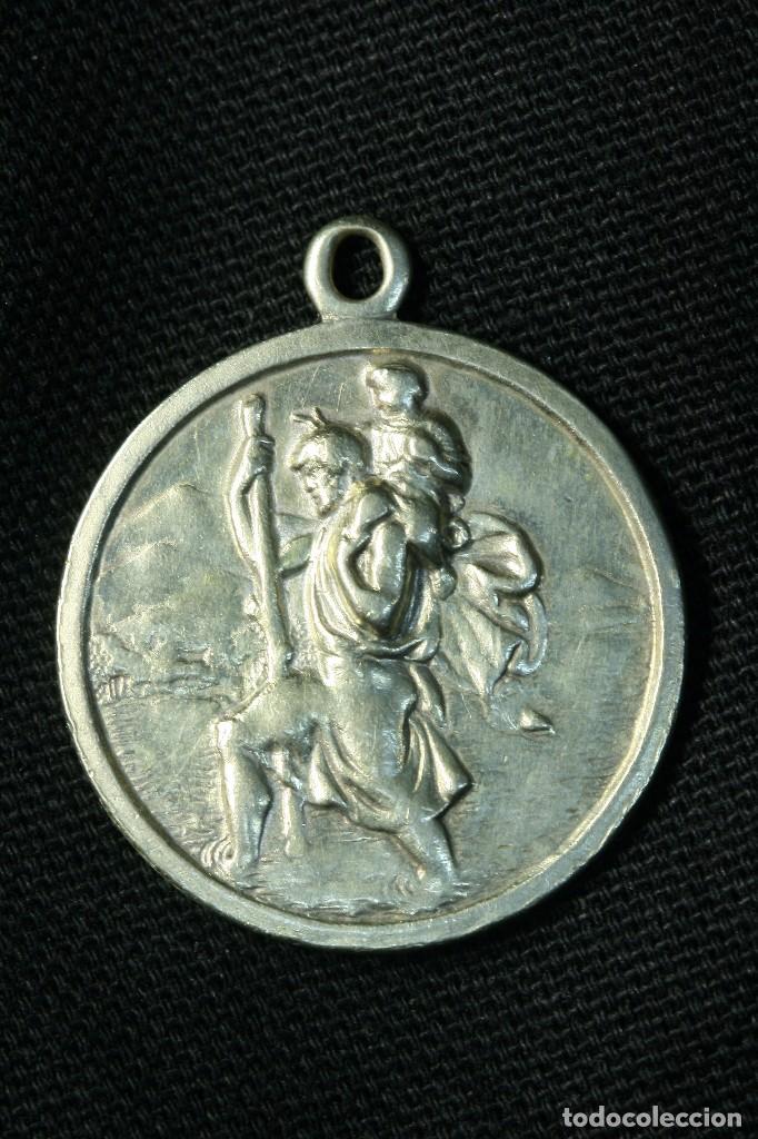 Antig&uuml;edades: Medalla San Crist&oacute;bal. S.XX - Foto 1