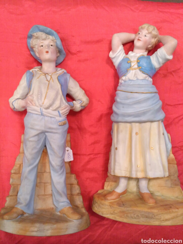 Antig&uuml;edades: Figuras de biscuit del siglo XIX - Foto 3
