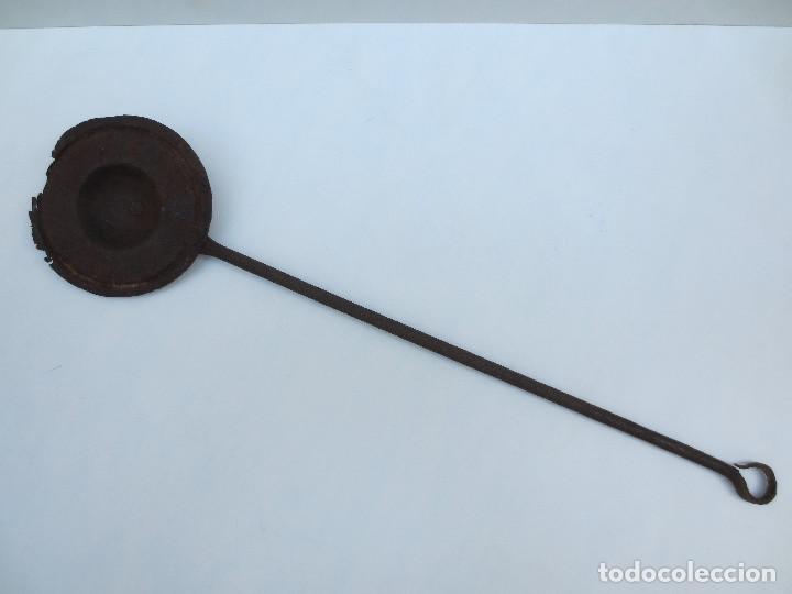 Antig&uuml;edades: PALA PARA BRASERO DE HIERRO. 36cm - Foto 1