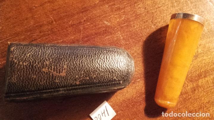 Antig&uuml;edades: Boquilla ambar y oro - Foto 2