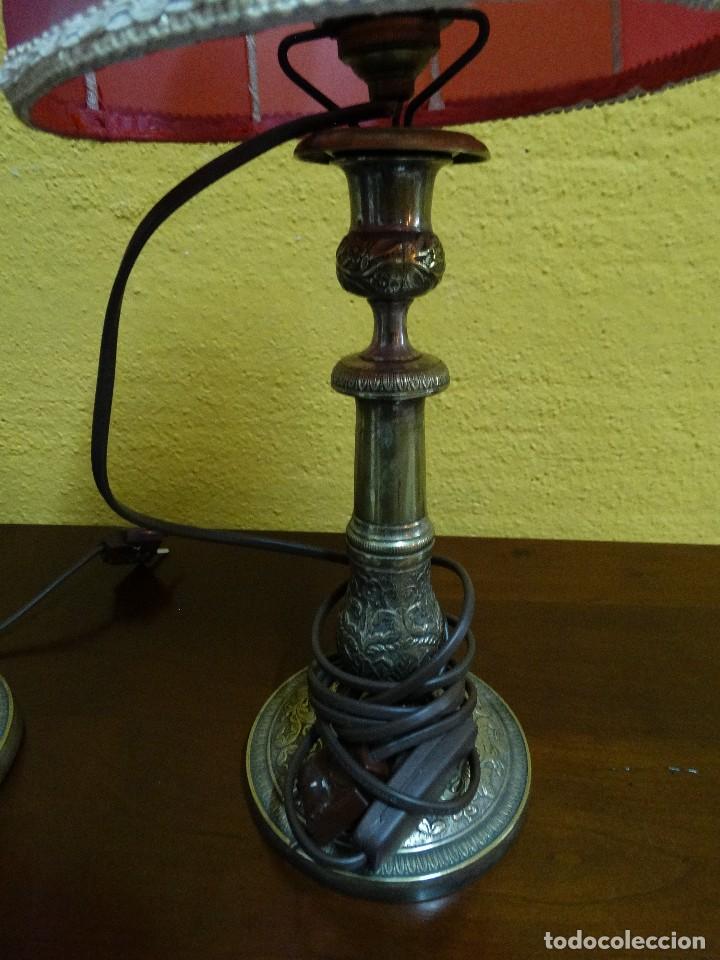 Antig&uuml;edades: PAREJA DE LAMPARAS DE MESA. REF. 5959 - Foto 9