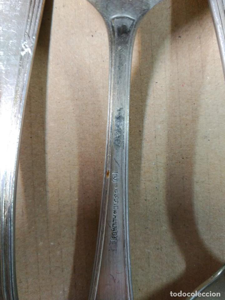 Antig&uuml;edades: Cuberteria de metal plateado (69 piezas) - Foto 12